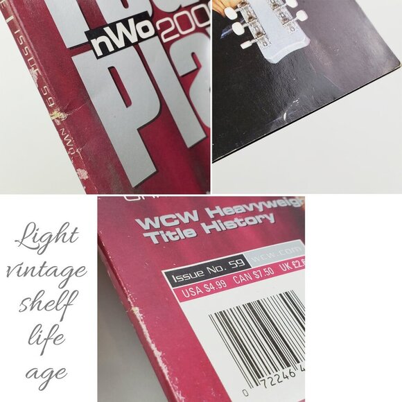 WCW Wrestling Magazine Vintage 2000 nWo DDP Miss Hancock Posters Unread Stock - Picture 11 of 11